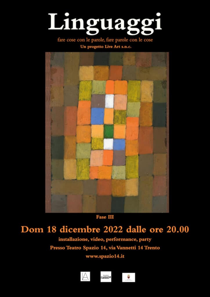 Locandina Linguaggi